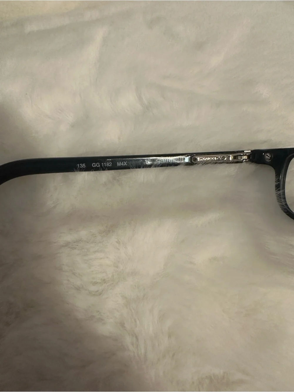 Gucci Black Rectangular Eyeglass Frames